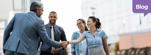 Happy Business Owner with Vendor - Vendor Relationship Management