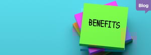 employee benefits package - benefits on sticky note